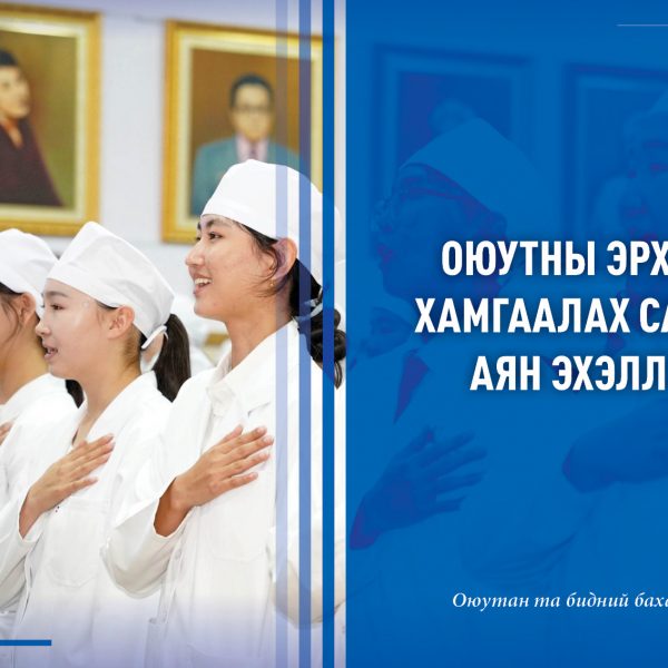 ОЮУТНЫ ЭРХИЙГ ХАМГААЛАХ САРЫН АЯН ЭХЭЛЛЭЭ