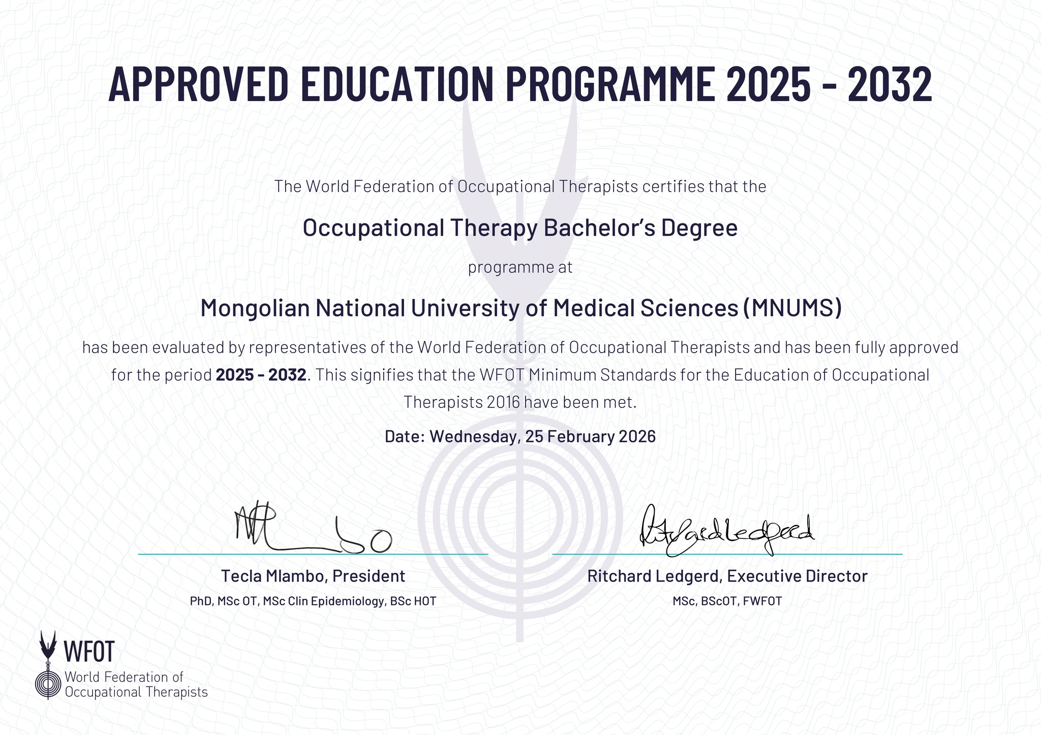 ХӨДӨЛМӨР ЗАСЛЫН ХӨТӨЛБӨР ОЛОН УЛСАД МАГАДЛАН ИТГЭМЖЛЭГДЛЭЭ